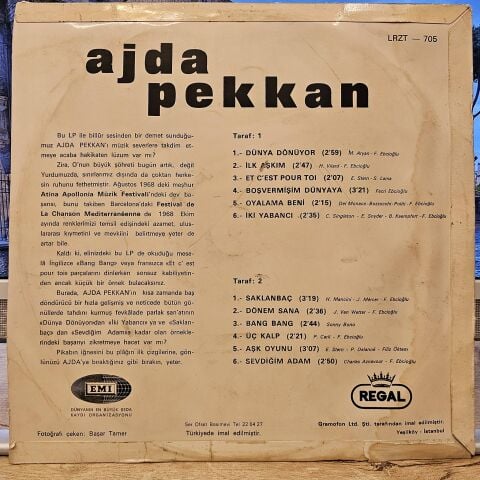 Ajda Pekkan – Ajda Pekkan LP PLAK