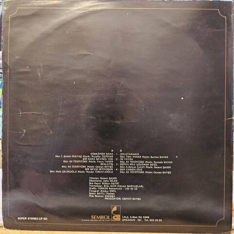 Bülent Ersoy – Düşkünüm Sana LP PLAK