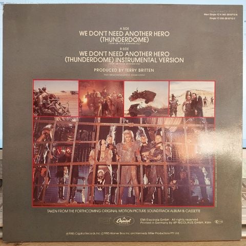 TİNA TURNER - WE DONT NEED ANOTHER HERO LP PLAK