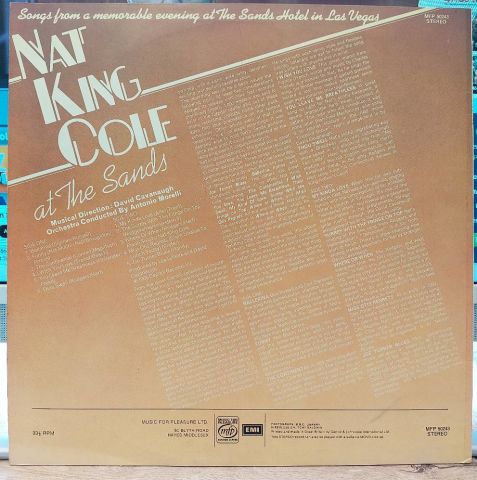 Nat King Cole – Nat King Cole At The Sands LP PLAK