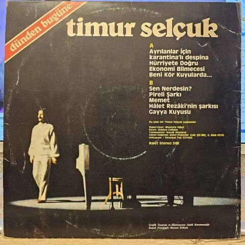 Timur Selçuk – Dünden Bugüne LP PLAK