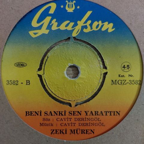 Zeki Müren – Günah Bendemi / Beni Sanki Sen Yarattın 45LİK PLAK