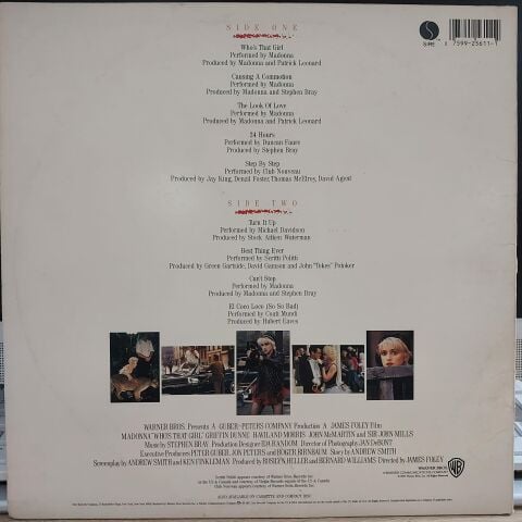 MADONNA - WHOS THAT GİRL LP PLAK