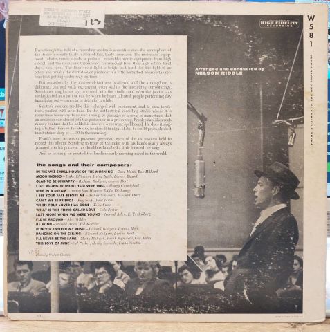 Frank Sinatra – In The Wee Small Hours LP PLAK