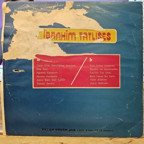 İbrahim Tatlıses – Sevdimde Sevilmedim LP PLAK