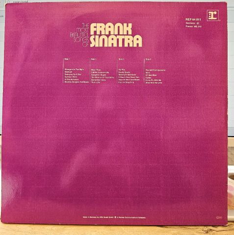 Frank Sinatra – The Most Beautiful Songs Of Frank Sinatra LP PLAK