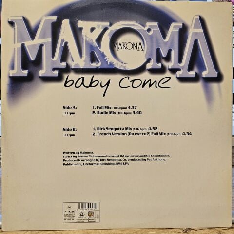 Makoma – Baby Come LP PLAK