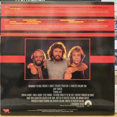 Various – The Original Motion Picture Soundtrack - Staying Alive LP PLAK