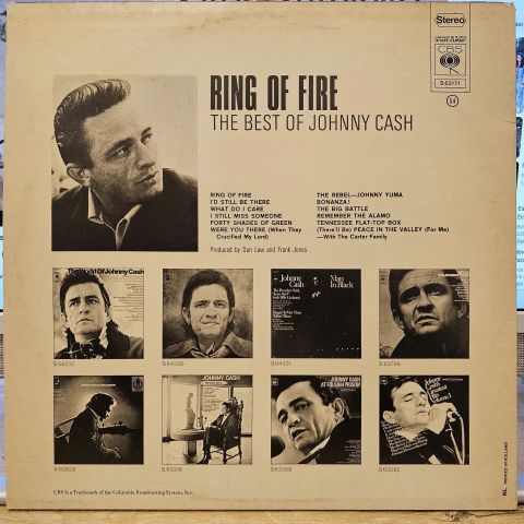 Johnny Cash – Ring Of Fire - The Best Of Johnny Cash LP PLAK