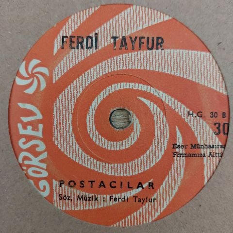 Ferdi Tayfur – Sana Kaderimsin Dedim 45LİK PLAK