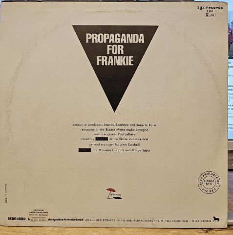 P4F Propaganda For Frankie – P. Machinery Medley With Relax LP PLAK