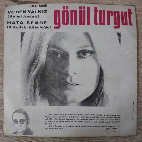 Gönül Turgut – Ve Ben Yalnız / Hata Bende 45LİK PLAK