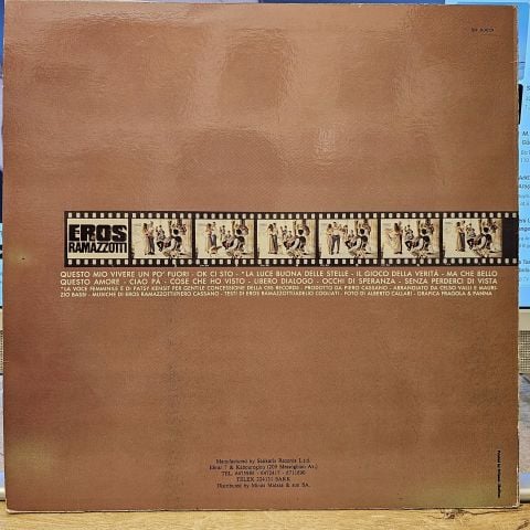 Eros Ramazzotti – In Certi Momenti LP PLAK