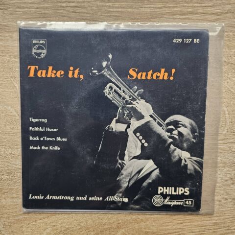 Louis Armstrong And His All-Stars – Take It, Satch! 45LİK PLAK