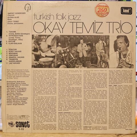 Okay Temiz Trio – Turkish Folk Jazz LP PLAK