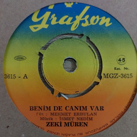 Zeki Müren – Benim De Canım Var 45LİK PLAK