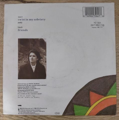 Tanita Tikaram – Twist In My Sobriety 45LİK PLAK