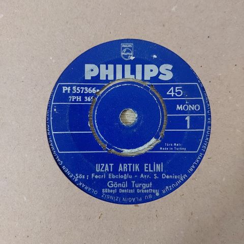 Gönül Turgut – Uzat Artık Elini / Kim İçin - Ne İçin 45LİK PLAK