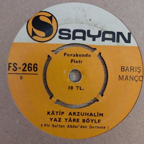 Barış Manço – İşte Hendek İşte Deve / Kâtip Arzuhalim Yaz Yare Böyle 45LİK PLAK
