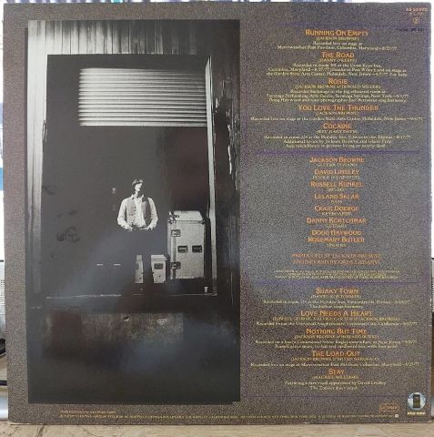 Jackson Browne – Running On Empty LP PLAK