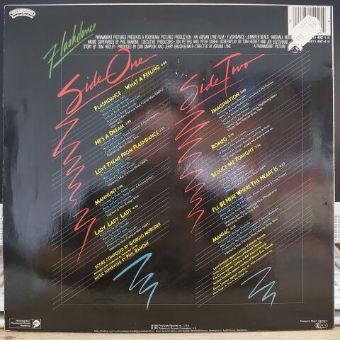 Various – Flashdance (Original Soundtrack From The Motion Picture) LP PLAK