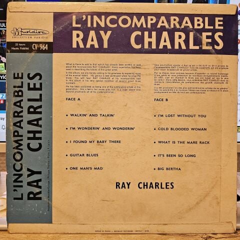 Ray Charles – L'Incomparable LP PLAK