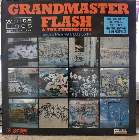 Grandmaster Flash & The Furious Five Featuring Melle Mel & Duke Bootee – White Lines (Don't Don't Do It) LP PLAK