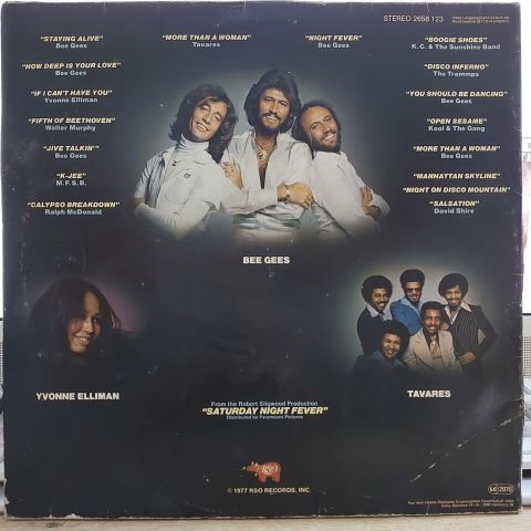 ÇEŞİTLİ SANATÇILAR - SATURDAY NİGHT FEVER  LP PLAK