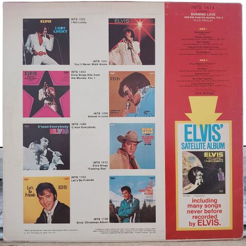 Elvis Presley – Burning Love And Hits From His Movies, Vol. 2 LP PLAK