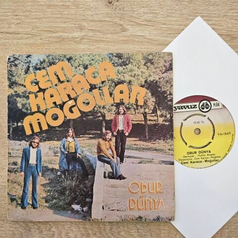 Cem Karaca & Moğollar – Obur Dünya / El Çek Tabip 45LİK PLAK