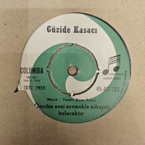 GÜZİDE KASACI - ÖMRÜM SENİ SEVMEKLE NİHAYET BULACAKTIR 45LİK PLAK