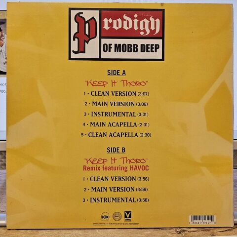 Prodigy – Keep It Thoro LP PLAK