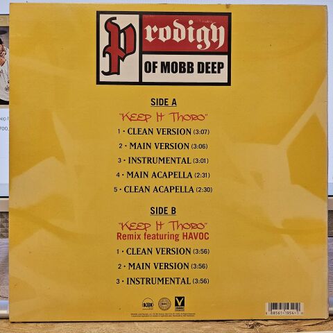 Prodigy – Keep It Thoro LP PLAK