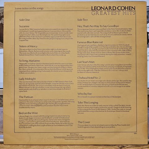 Leonard Cohen – Greatest Hits LP PLAK