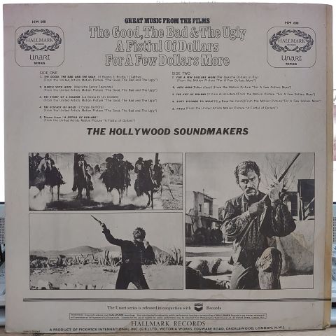 THE GOOD THE BAD THE UGLY - AFİSTFUL OF DOLLARS FOR A FEW DOLLARS MORE LP PLAK