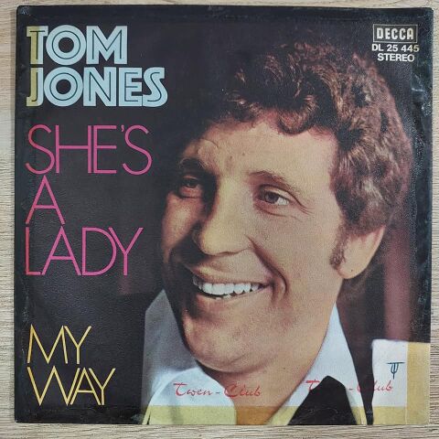 Tom Jones – She's A Lady 45LİK PLAK