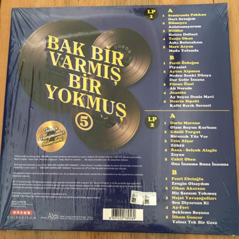 Various – Bak Bir Varmış Bir Yokmuş 5 LP PLAK