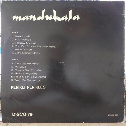 Perikli Perikles – Mandubala LP PLAK