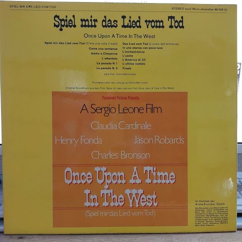 ENNİO MORRICONE - SPİEL MİR DAS LİED VOM TOD LP PLAK