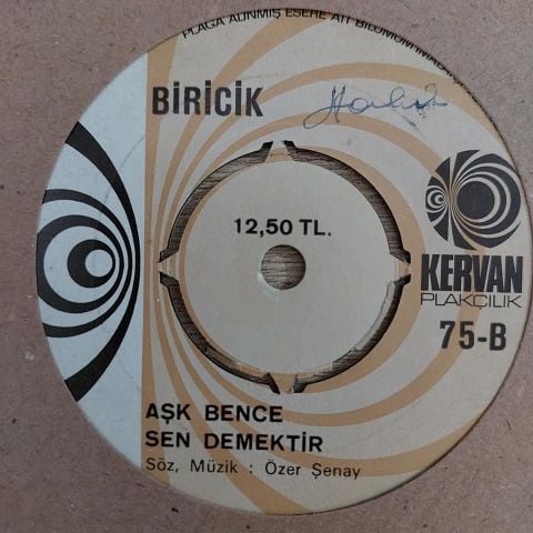 Biricik – Dermansın Gel / Aşk Bence Sen Demektir 45LİK PLAK