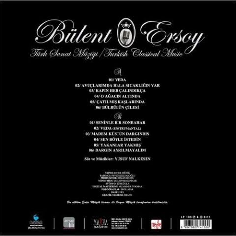 Bülent Ersoy – Türk Sanat Müziği / Turkish Classical Music LP PLAK