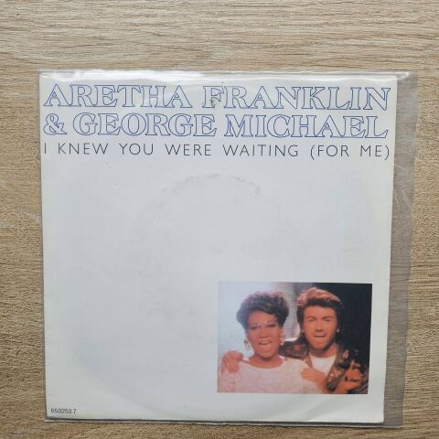 Aretha Franklin & George Michael – I Knew You Were Waiting (For Me) 45LİK PLAK
