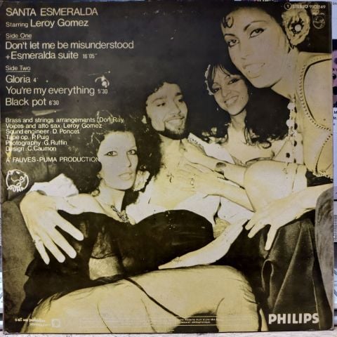 Santa Esmeralda Starring Leroy Gomez – Don't Let Me Be Misunderstood LP PLAK