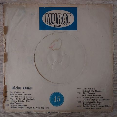 Güzide Kasacı – Arım, Balım, Peteğim / Aşkın Kanunu 45LİK PLAK