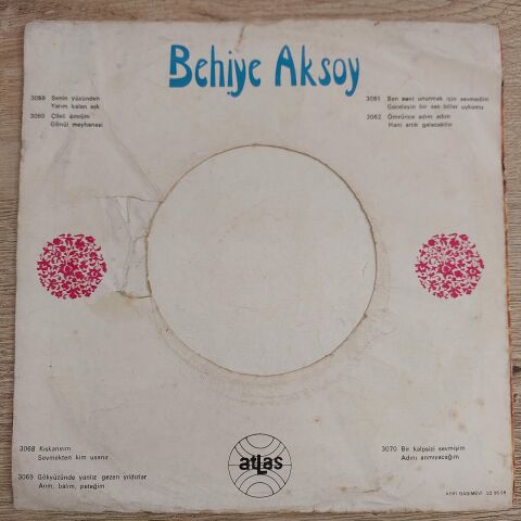 BEHİYE AKSOY - KISKANIRIM SEVMEKTEN KİM USANIR 45LİK PLAK