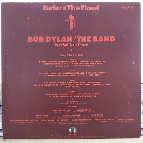 Bob Dylan / The Band – Before The Flood LP PLAK