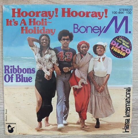 Boney M. – Hooray! Hooray! It's A Holi-Holiday 45LİK PLAK