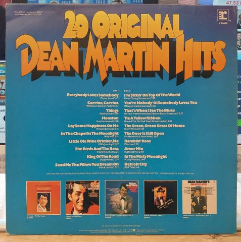 Dean Martin – 20 Original Dean Martin Hits LP PLAK