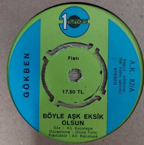 Gökben – Böyle Aşk Eksik Olsun 45LİK PLAK