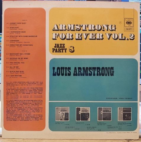 Louis Armstrong – Armstrong For Ever Vol. 2 LP PLAK